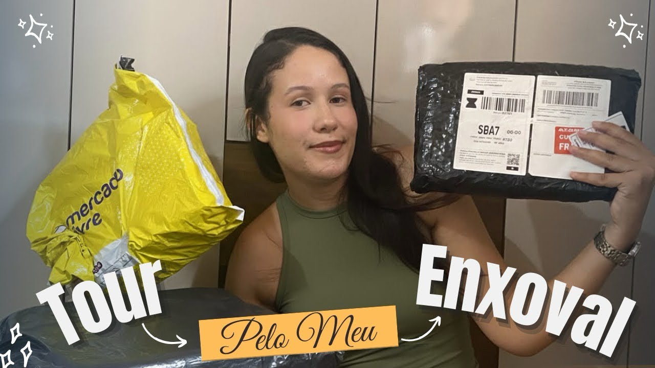 TOUR PELO MEU ENXOVAL 📦: Onde guardo minhas comprinhas de casa nova! 🏠✨