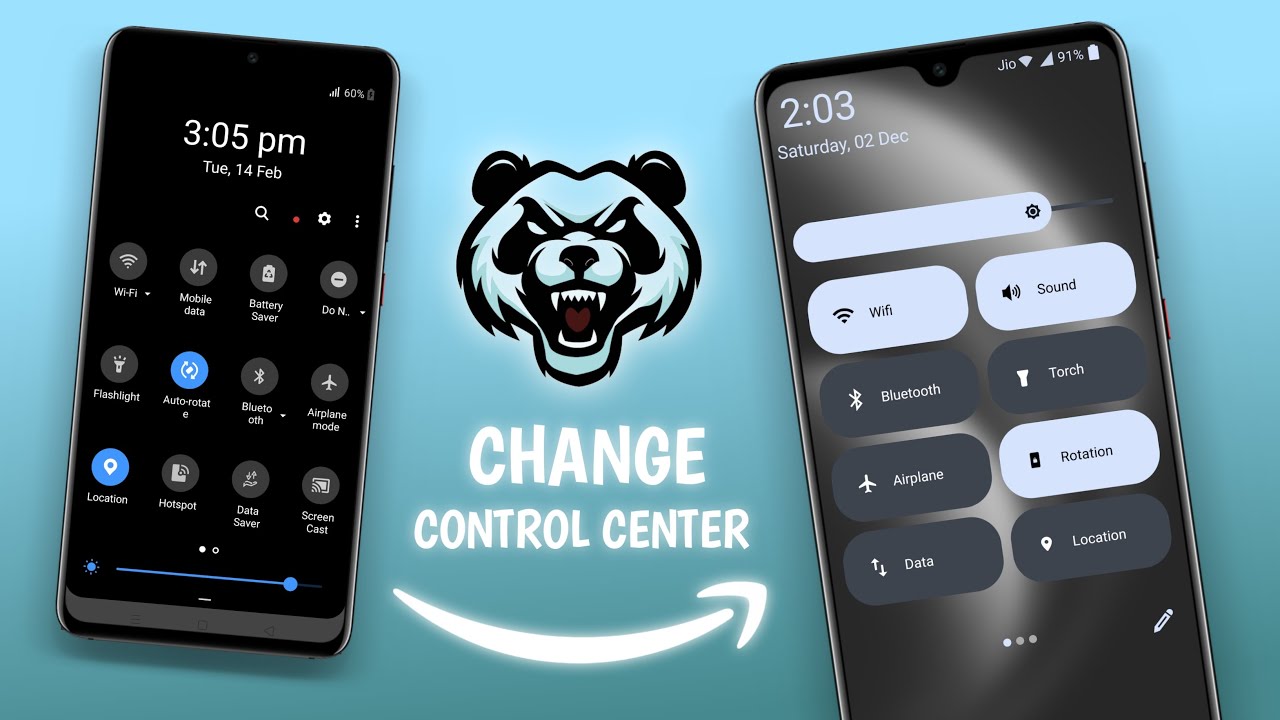 How to Change Control Center in Any Android Smartphone - Android 14