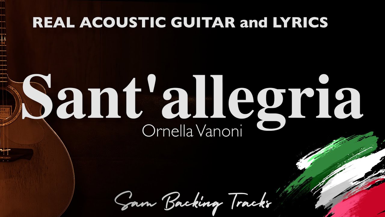 Sant'allegria - Ornella Vanoni (Base Karaoke)