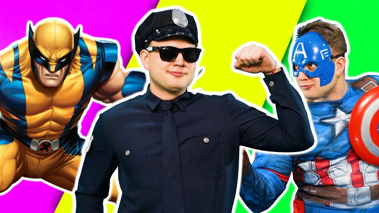Knock Knock, Who's at the Door? Superheroes + MORE | Action Songs for Kids and Nursery Rhymes