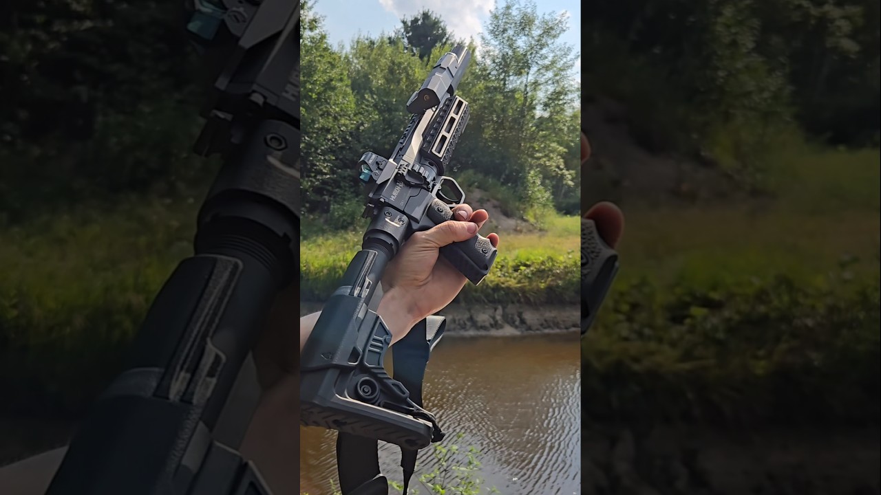#1 Compact Pellet Gun Carbine Huben GK1 Setup innovative pcp Airguns.