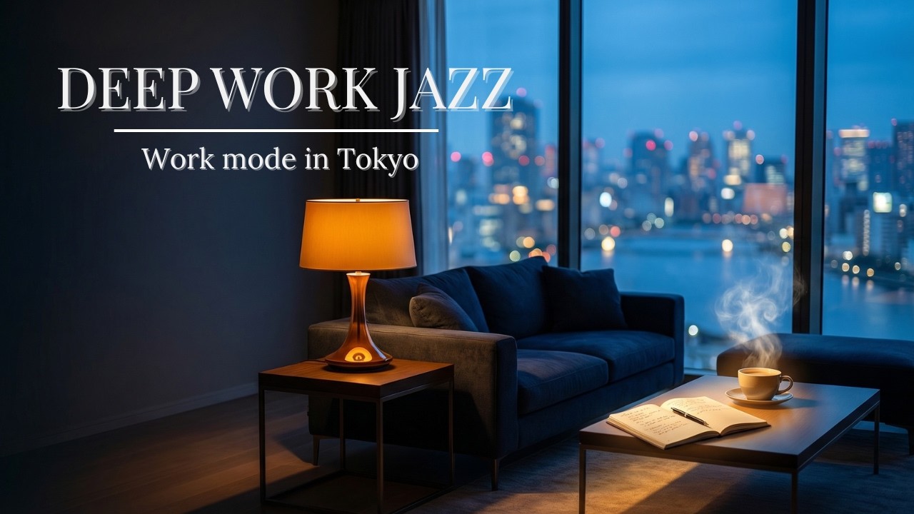 3 Hours Deep Work Focus Jazz | Smooth Piano Background Music for Work & Study