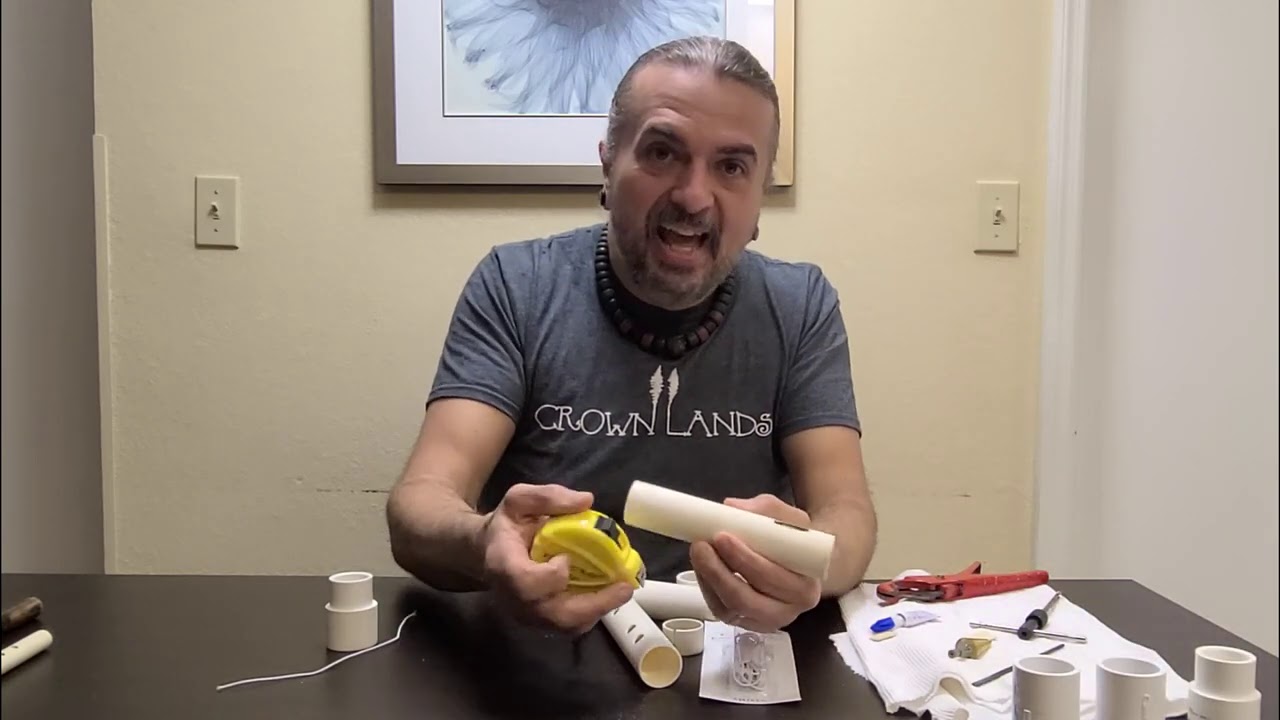 Make Your Own Low E, Native American Backpack Flute for Under $3! Super Easy!
