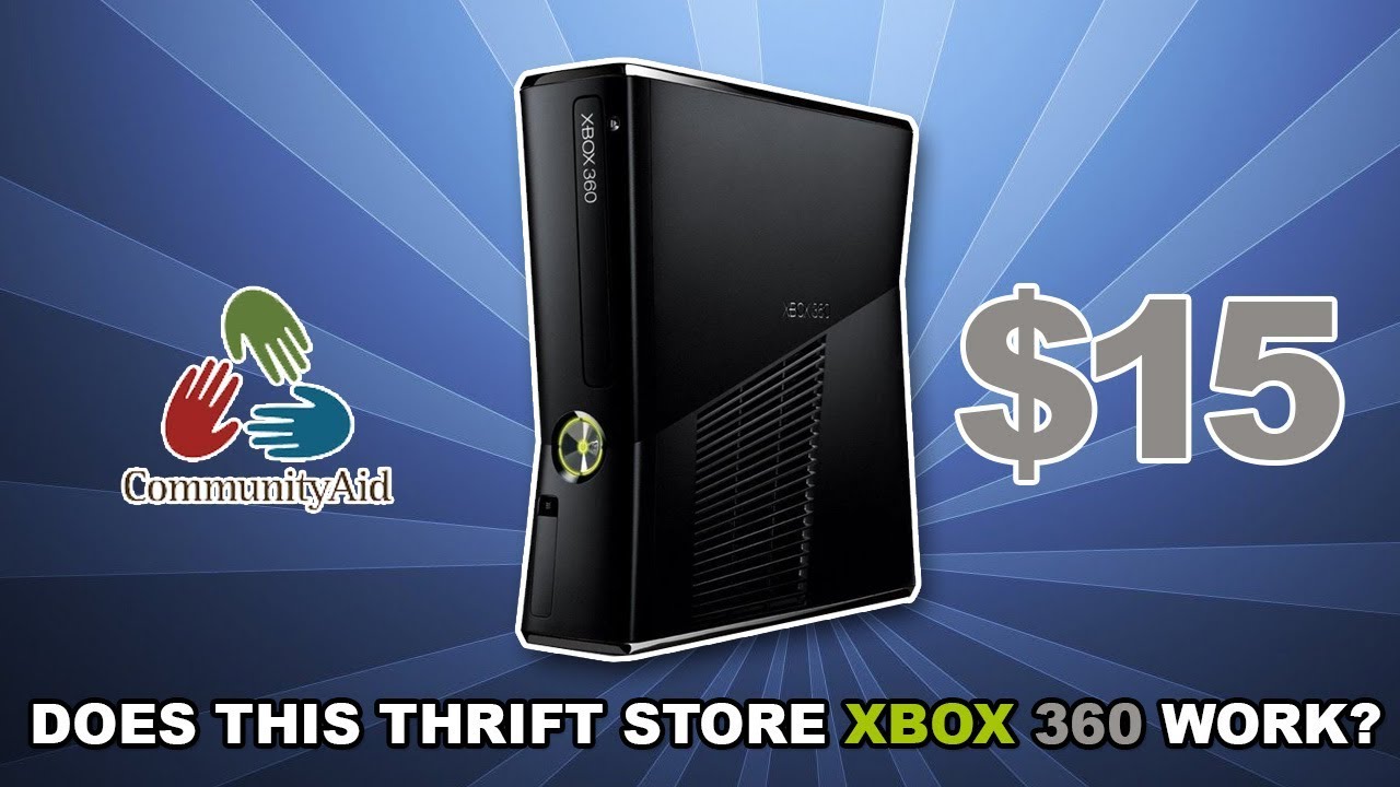 Thrift Store Microsoft Xbox 360 Slim for $15: Thrift Store Finds| We Deem