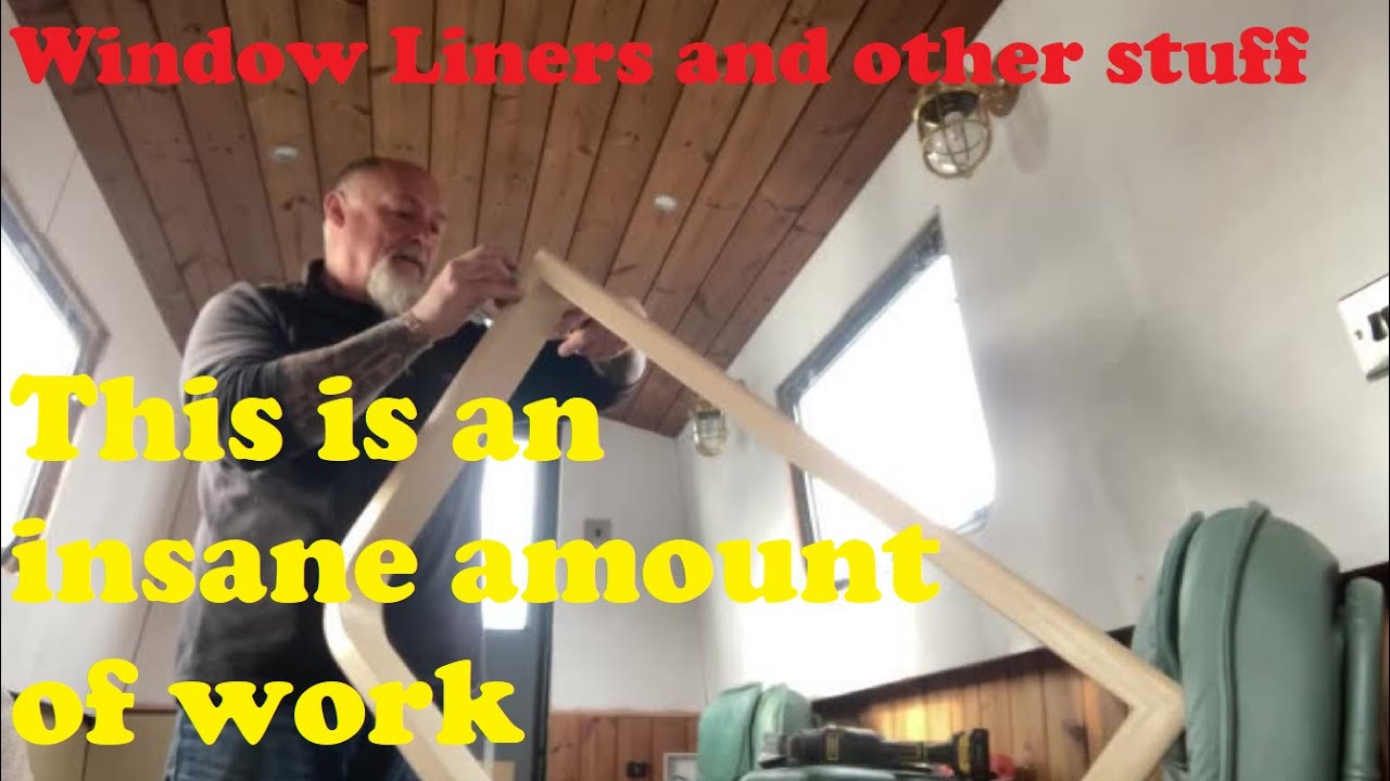 Building Our Narrowboat #32 - Window liners, TV surround & Radiators