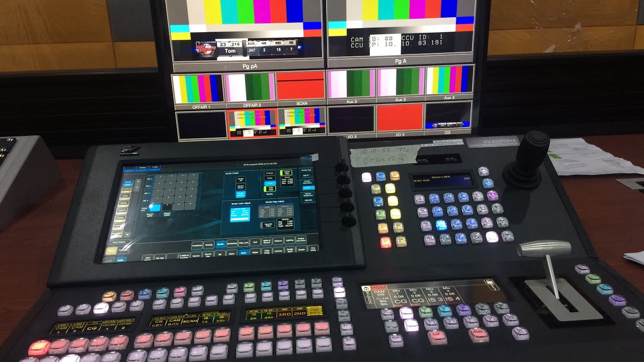 GV Korona Production switchers from Grass Valley  EP.1 อบรมสวิตเซอร์