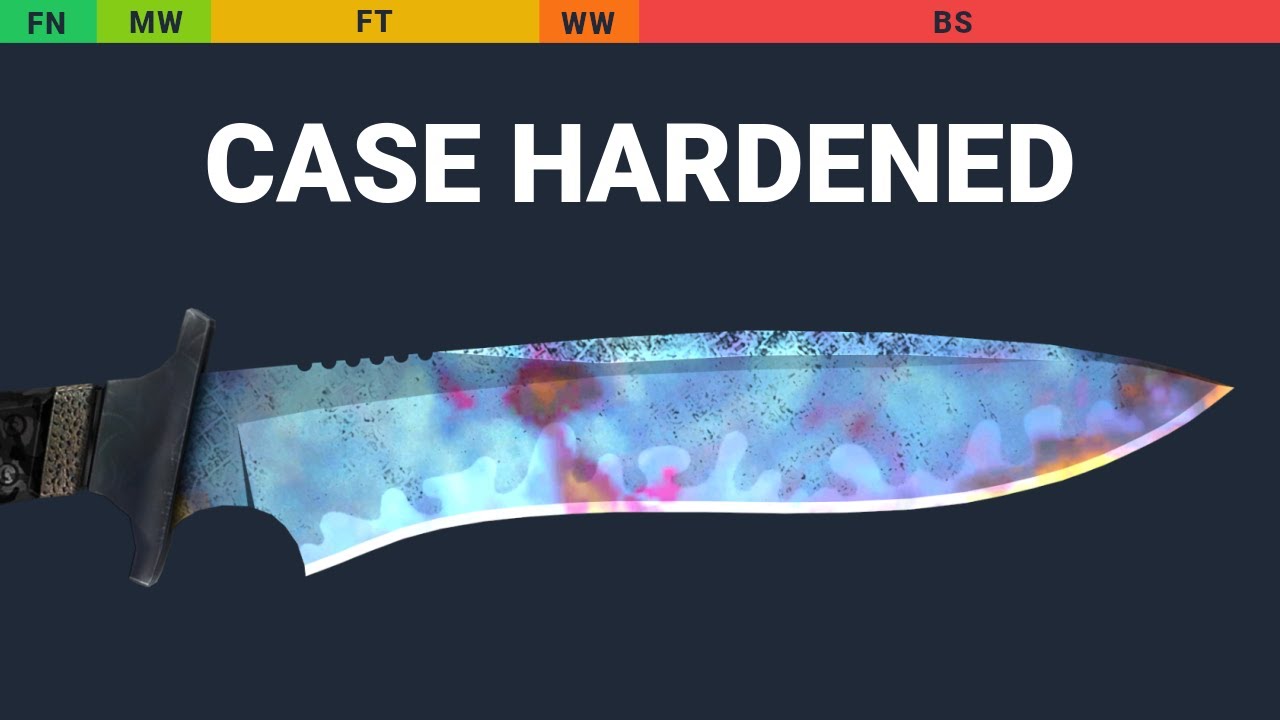 Classic Knife Case Hardened - Skin Float And Wear Preview