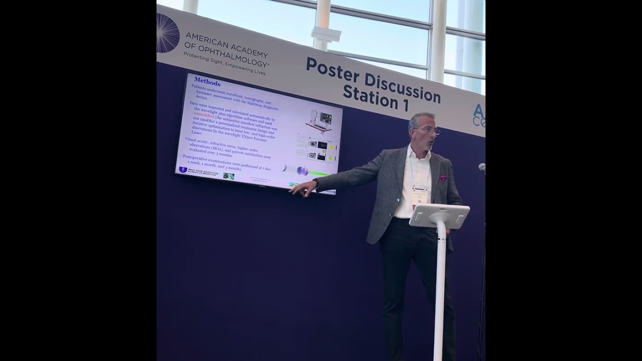 AAO23: RayTracing Customized LASIK outcomes from the multicebter, international Trial I supervised