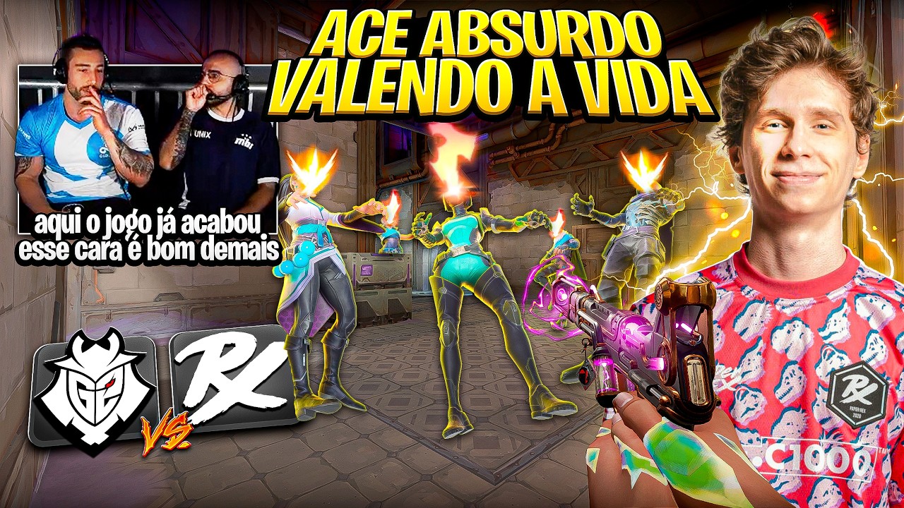ELE FEZ UM ACE ABSURDO NA ELIMINATÓRIA DO MASTERS! SACY E TCK ENLOUQUECERAM! G2 vs PRX