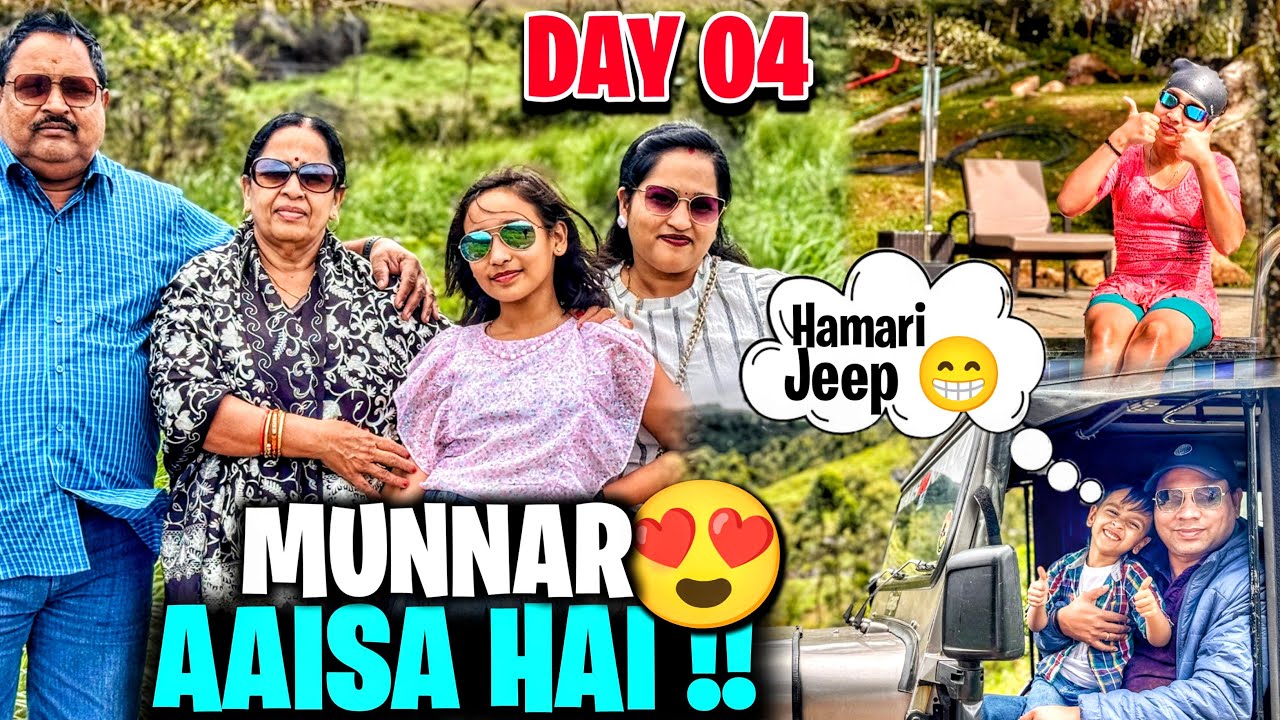 Exploring Munnar’s Beauty 🐒🍵 | DAY 4 | Full Vlog | #LearnWithPari