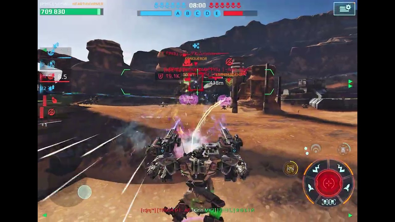 PHL vs PNS squad battles  #wr #warrobots 