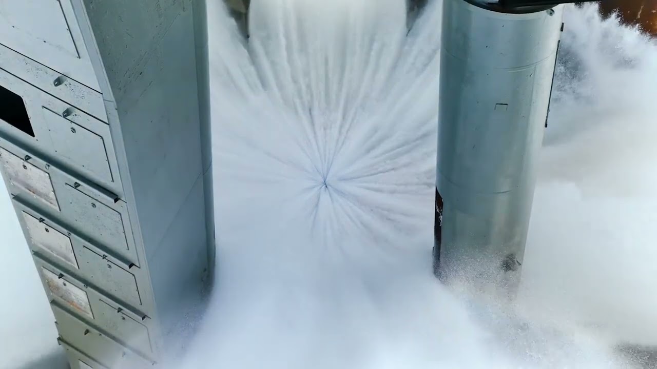 SpaceX Water Deluge Test