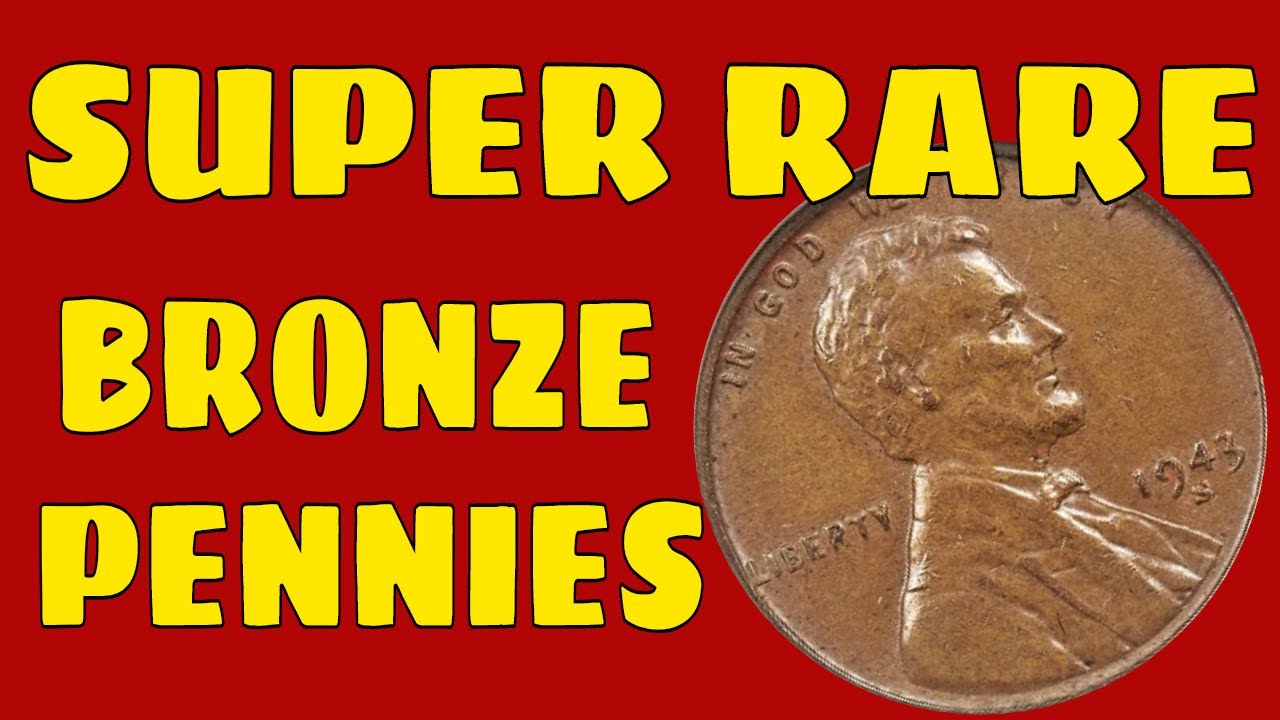 Super rare copper pennies worth money! 1943 Copper rare  pennies to look for in circulation!
