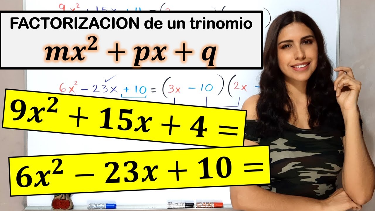 Factorización trinomio de la forma ax2+px+q