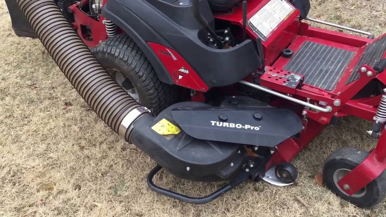 Ferris Turbo-Pro Review - Ferris IS600Z Bagging System -