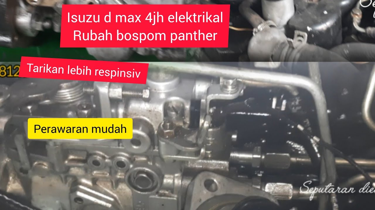 Isuzu D max 4JH Rubah Injection Pump Panther.