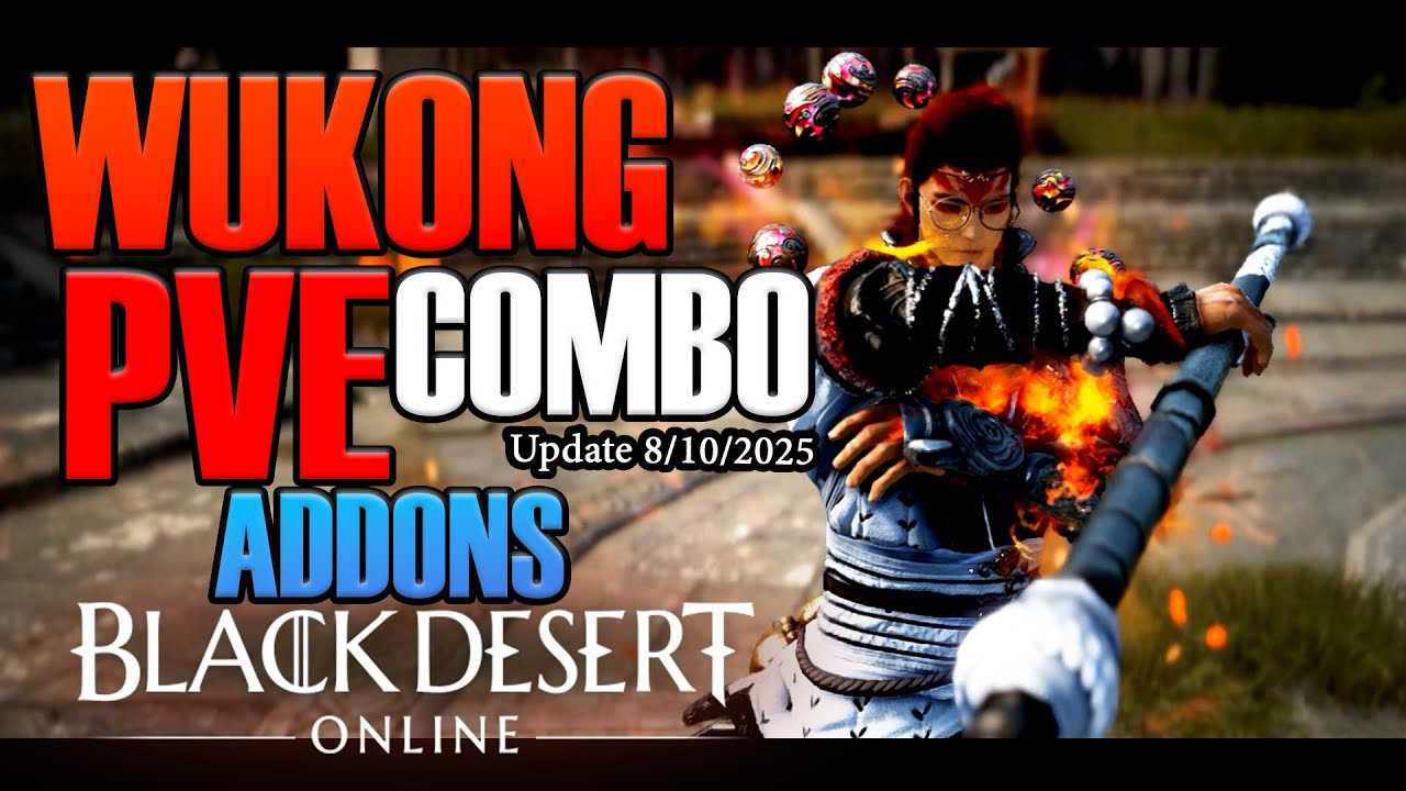 Wukong  PVE Combo Guild  | Class Wukong | Combo & Addons | Black Desert #blackdesert