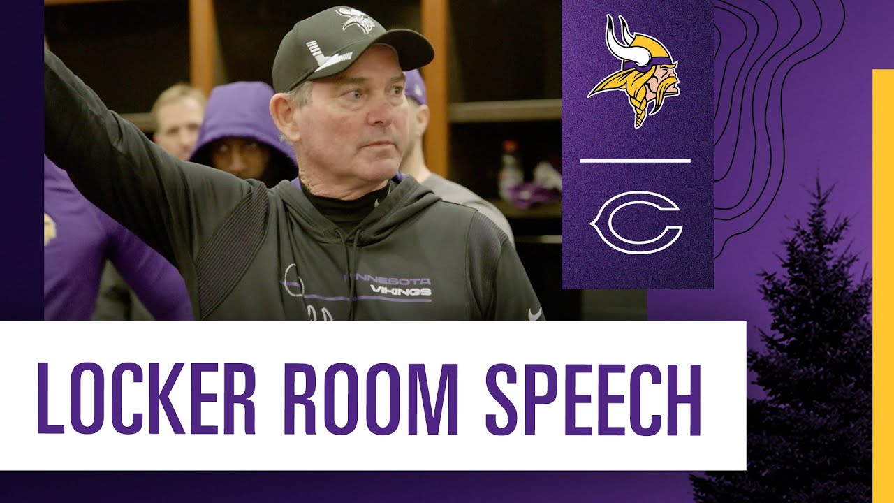Mike Zimmer's Locker Room Speech After the 2021 Season Finale Win Over the Chicago Bears