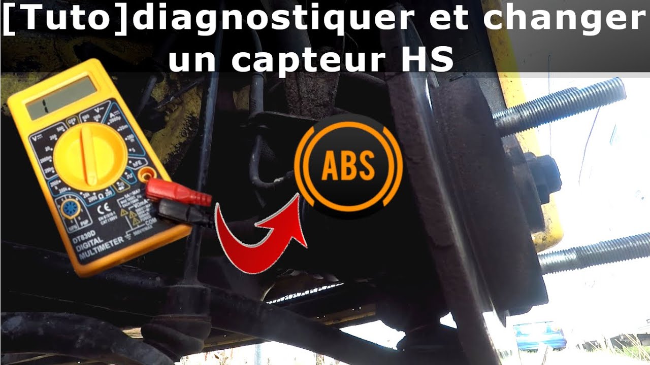 106/Saxo - Voyant ABS, Contrôle et changement d'un capteur ! 🤞