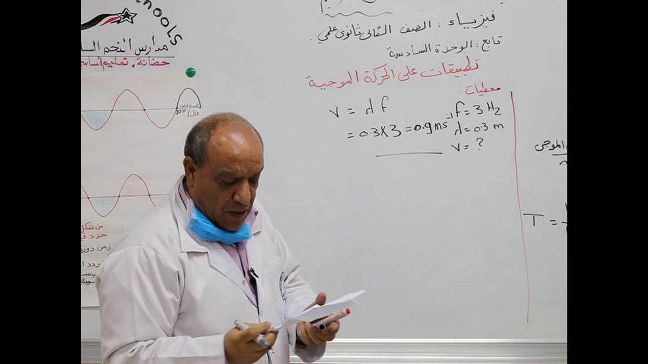 مادة الفيزياء للصف الثاني الثانوي/   تطبيقات على الحركة الموجبة