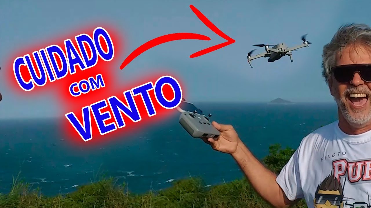 CUIDADO para VOAR seu DRONE em VENTO FORTE