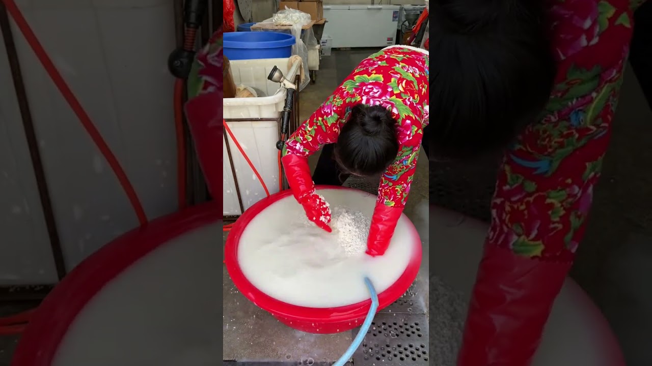 今天做糍粑，早上到菜市场去买点猪肉跟酸汤豆腐来炒馅料，白天我在家把该洗的洗了该泡的糯米给泡了，晚上钓鱼佬炒辣子鸡吃，等舅妈跟几个姑姐他们来吃了晚饭再开始做。#记录真实生活 #记录我的农村生活 #辣子鸡