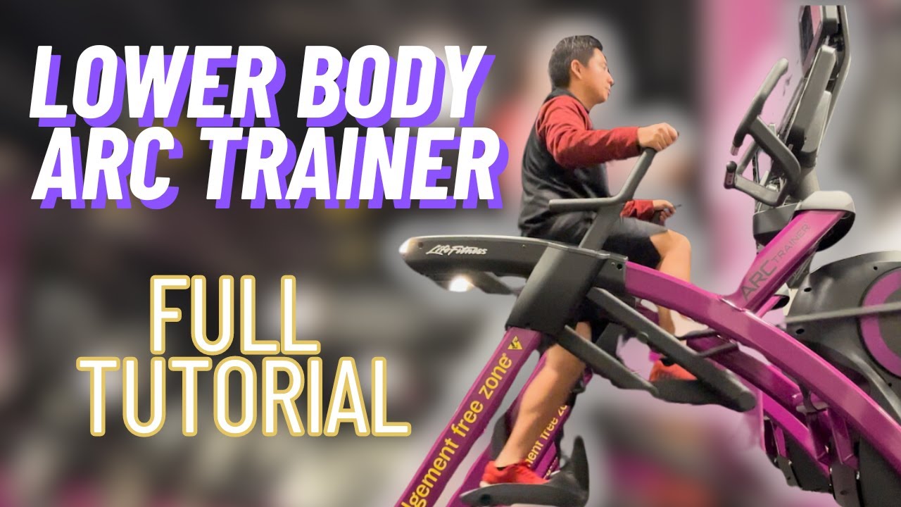 Тренажер Planet Fitness Arc Trainer для нижней части тела (РУКОВОДСТВО / КАК ИСПОЛЬЗОВАТЬ!)