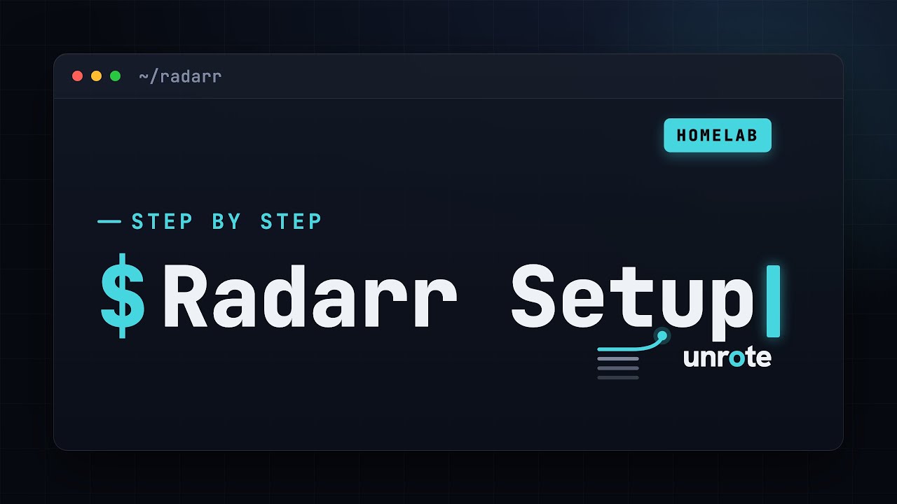 Radarr Setup step by step Process