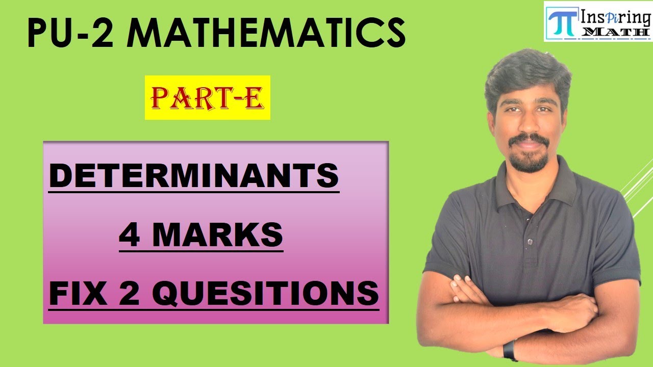 DETERMINANTS 4 MARKS IMPORTANT QUESTIONS|