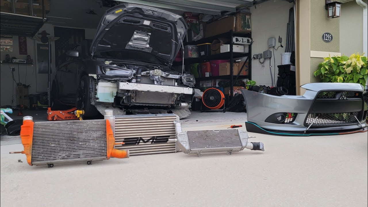 2008-2015 AMS Intercooler Install (Ralliart / Evo X)