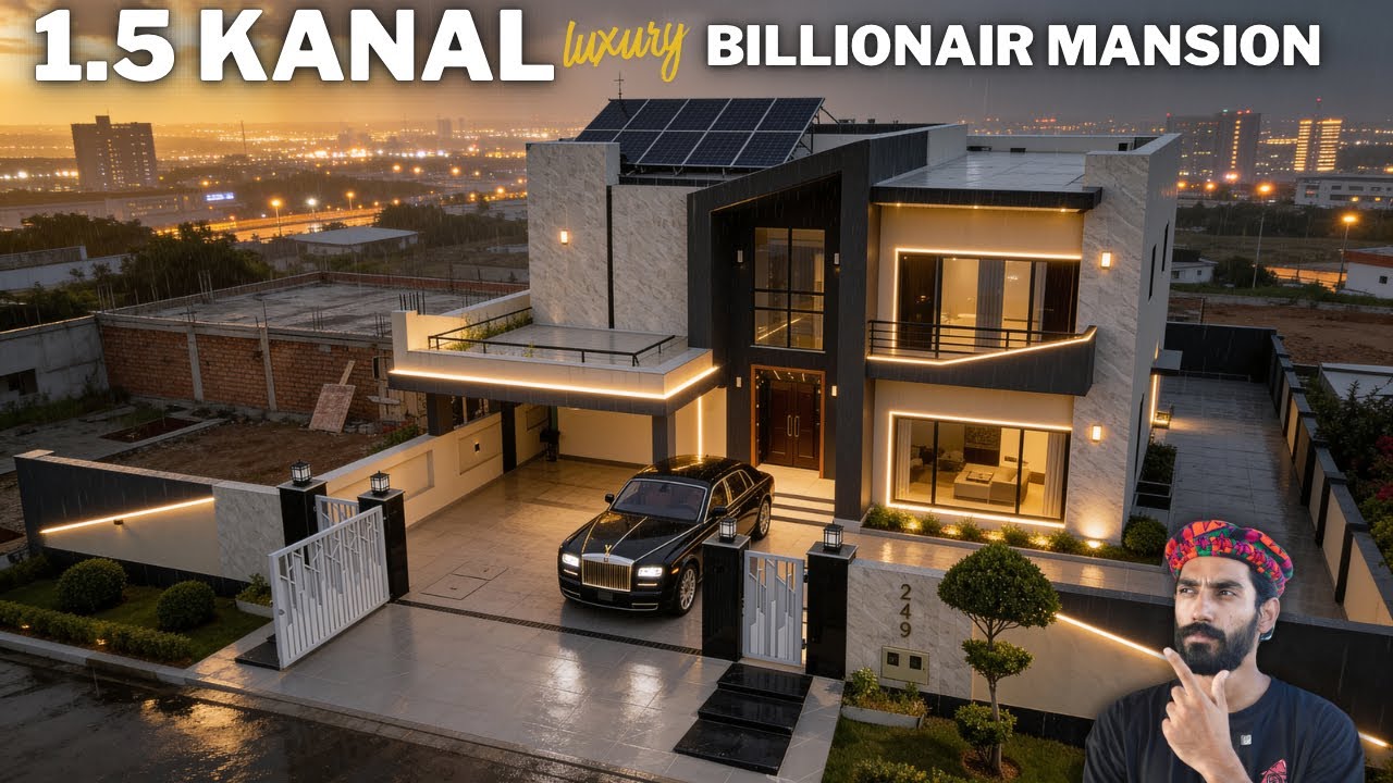 1.5 Kanal MASSIVE LUXURY SKYLIGHT House for sale in Bahria Islamabad