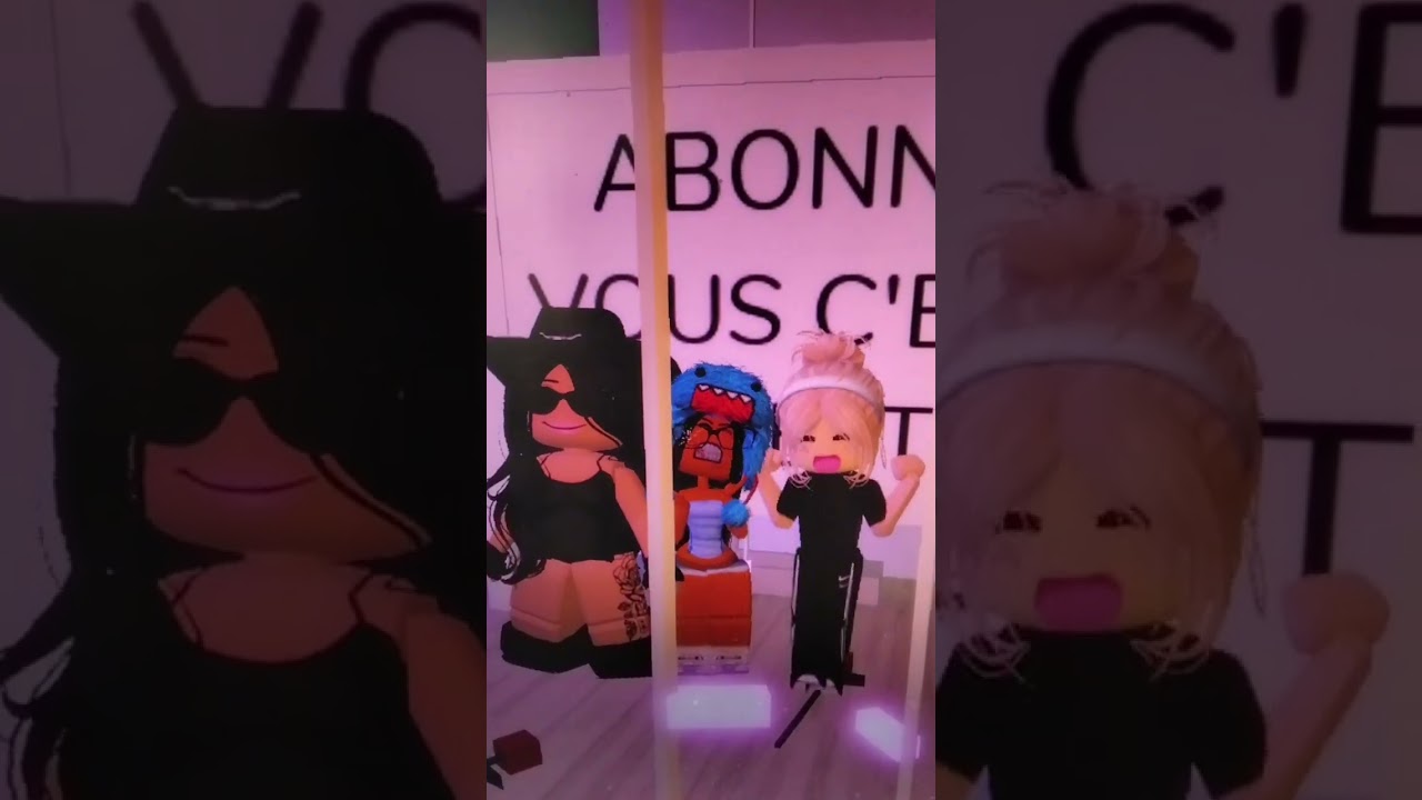 Avec mes abonn&eacute;s🎀✨😝 #shorts #roblox