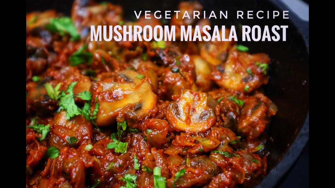 Simple Mushroom masala roast | #Howto clean and cook button mushrooms | #VEGAN