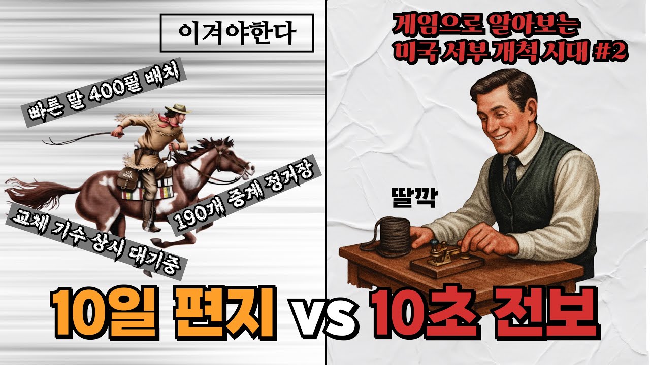 미국 서부를 바꾼 통신의 역사? [레드 데드 리뎀션2로 보는 미국 서부 개척 시대 2편]