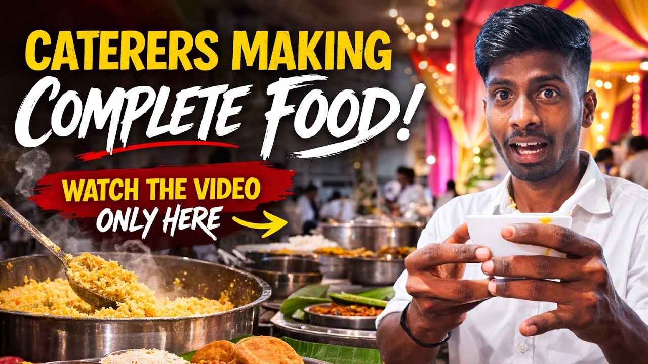 Wedding Caterers Making Full Meal 😲 #food #special #caterers #trending #viral #explore #fyp 