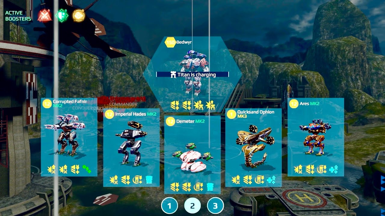 Вap Роботc: Мощность роботов-поглотителей | Геймплей Аида, Офиона, Ареса, Фафнира и Бедвира