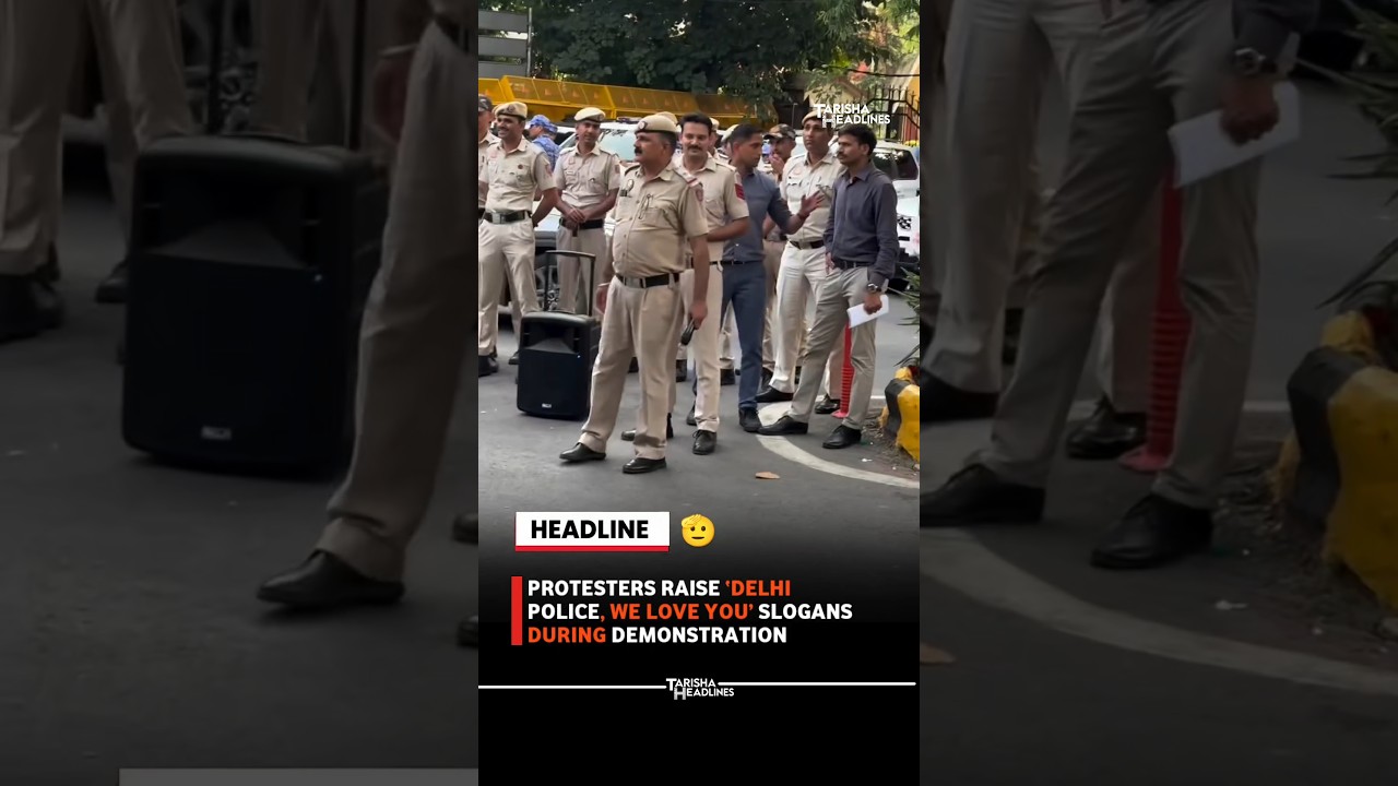 ❤️ Protesters Chant &ldquo;Delhi Police, We Love You&rdquo; | Viral Jantar Mantar Moment