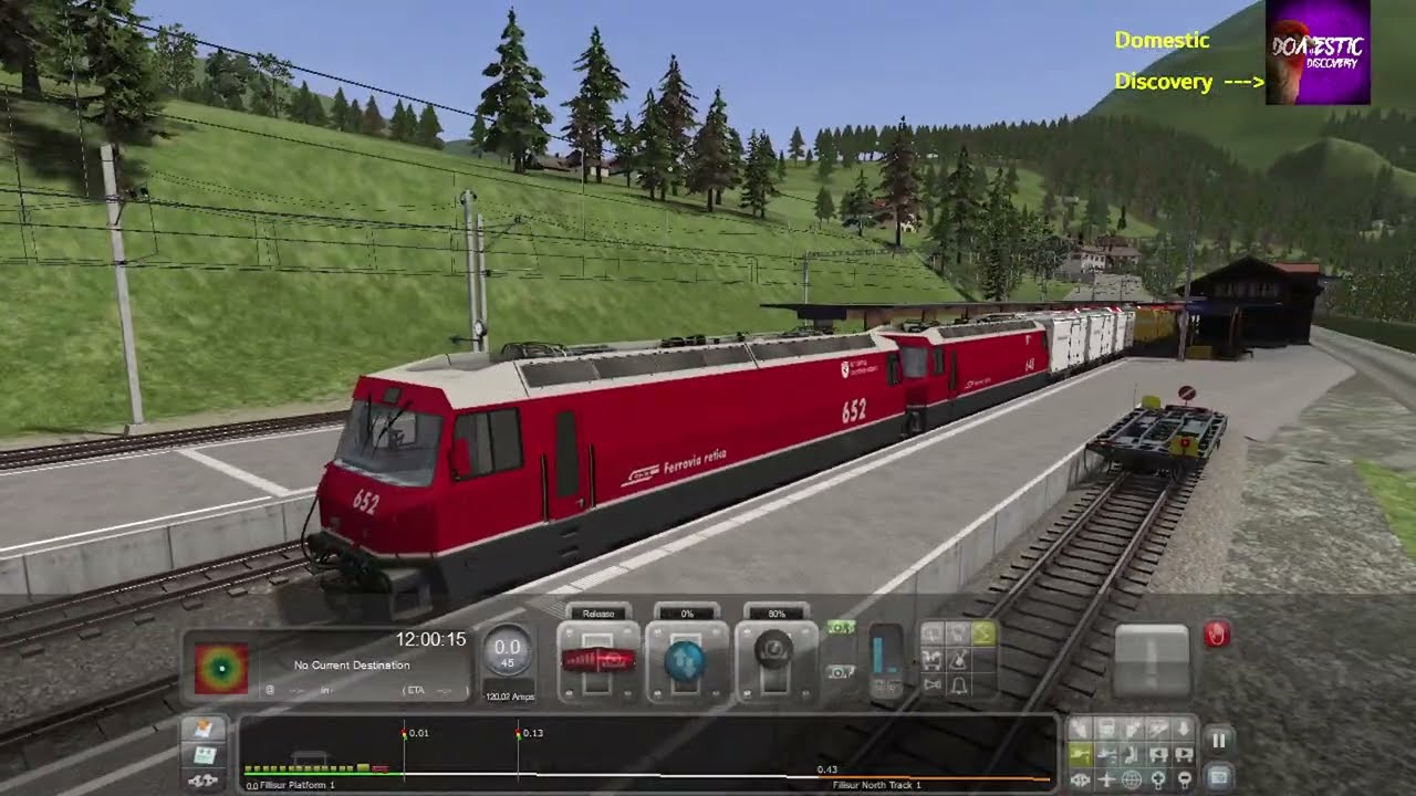 Train Simulator 2017 PC Gameplay Free Roam Journey Goods Steam Engine - Gajaji