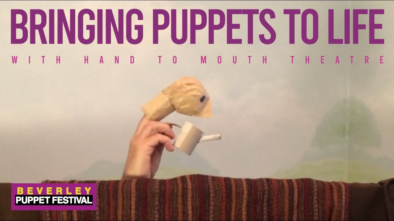 Learn how to BRING PUPPETS TO LIFE with Hand to Mouth Theatre