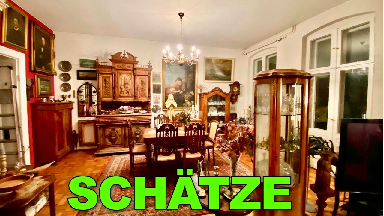 Was finden wir? Auf Schatzsuche in Berlin! Wohnungsauflösung mit vielen Antiquitäten