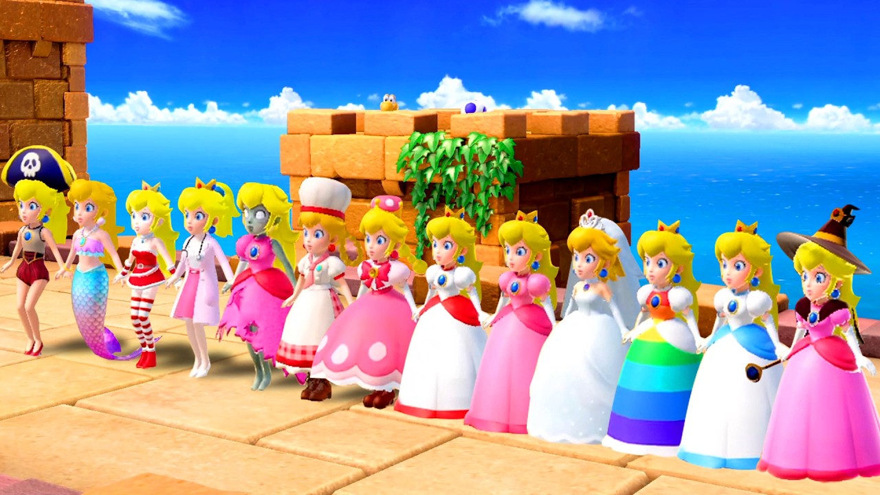 【スーパーマリオパーティ】 全衣装まとめ！4人対決が楽しすぎる！ピーチ VS マリオ VS デイジー VS ルイージ