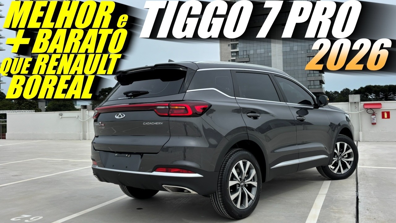 NOVO TIGGO 7 PRO MAX DRIVE 2026 - Melhor e Mais Barato que RENAULT BOREAL EVOLUTION 2026