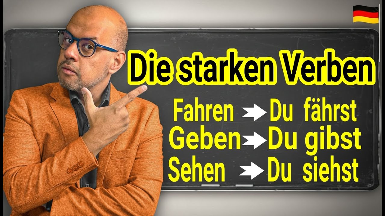 45 - Die starken Verben الافعال الشاذة في اللغة الالمانية