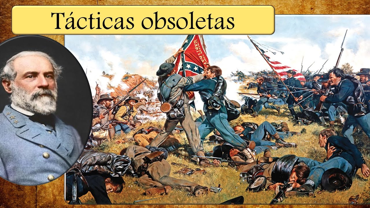 Guerra civil estadounidense (1861-65): MASACRES en combate. Tácticas OBSOLETAS