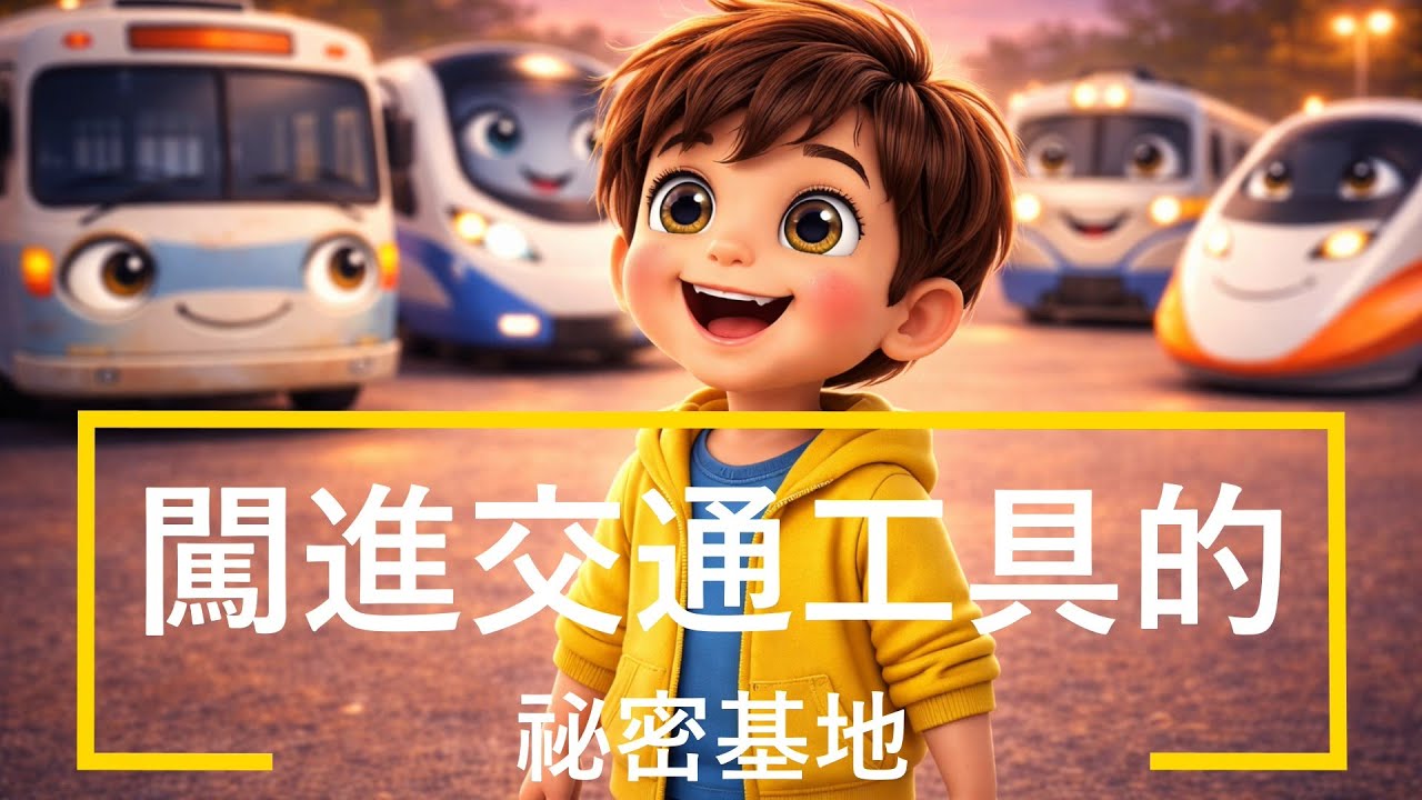 【聽安淇說-小劇場】認識大眾運輸工具｜闖進交通工具的祕密基地｜兒童故事│親子