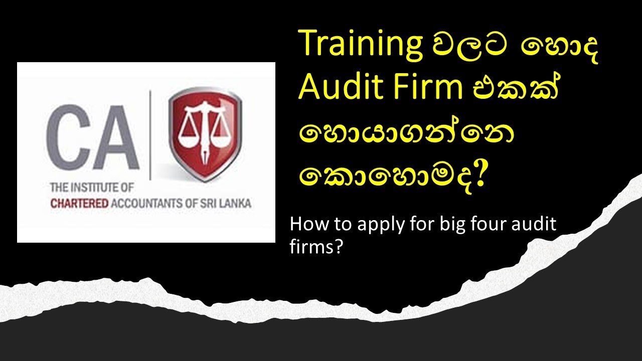 How to find a audit firm for CA training : 2026
