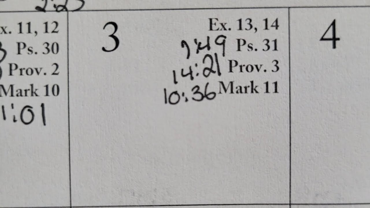 2.03.2026 Bible in a year 