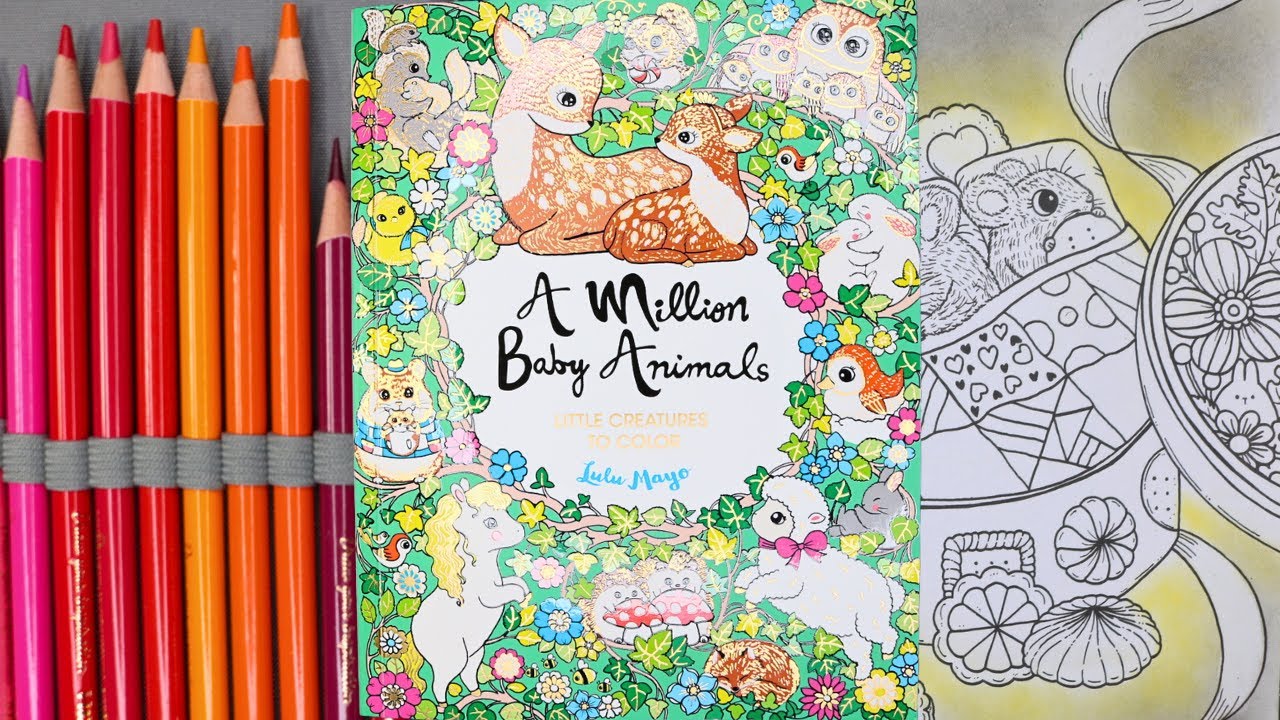A Million Baby Animals by Lulu Mayo | Flip & Color