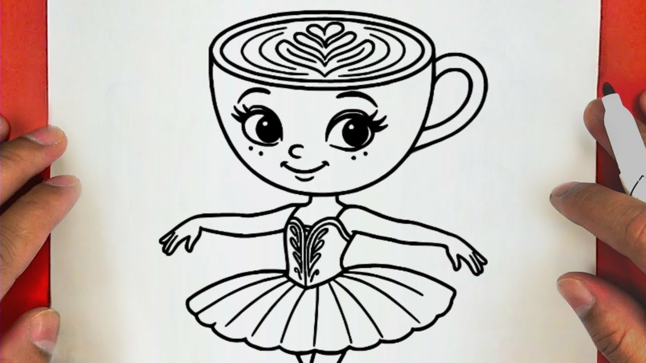 كيف ترسم باليرينا كابوتشينا خطوة بخطوة || How to Draw Ballerina Cappuccina