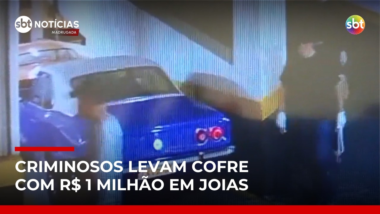 Porteiro é preso suspeito de furto milionário a joalheria em São Paulo | #SBTNotícias